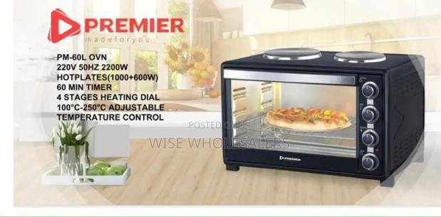 Premier 60l Electric Oven With 2 Hotplates Pm-60l Ovn
