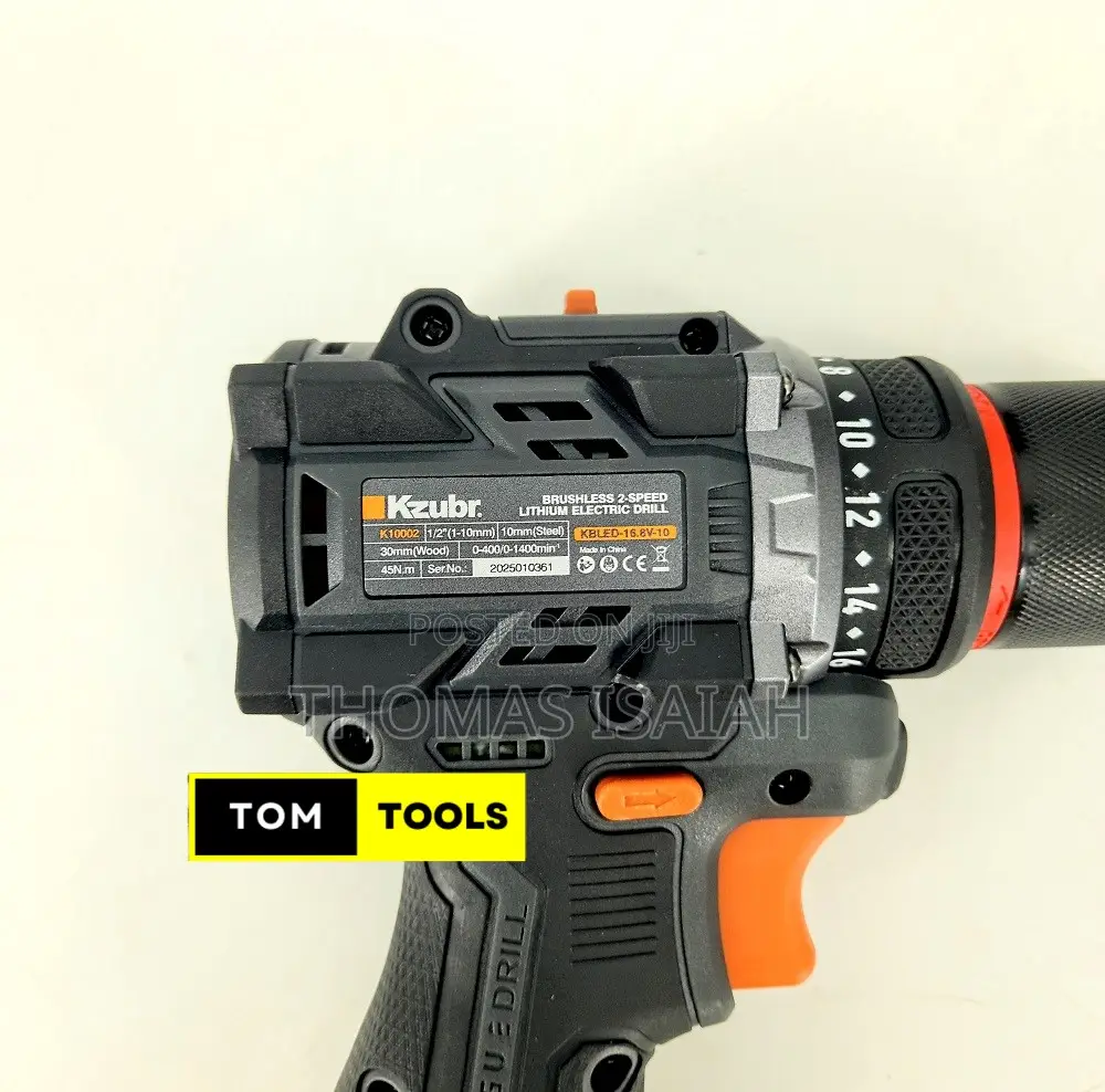 Kzubr 16.8v Brushless 2 Speed Cordless Drill