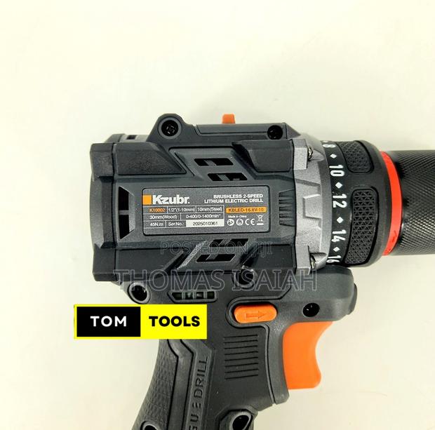 Kzubr 16.8v Brushless 2 Speed Cordless Drill - thumbnail 5