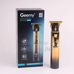 Cordless Hair Clipper With Led Display Geemy Gm-6655