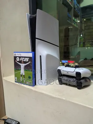 Sony Ps5 Slim Two Controllers and Fc 25