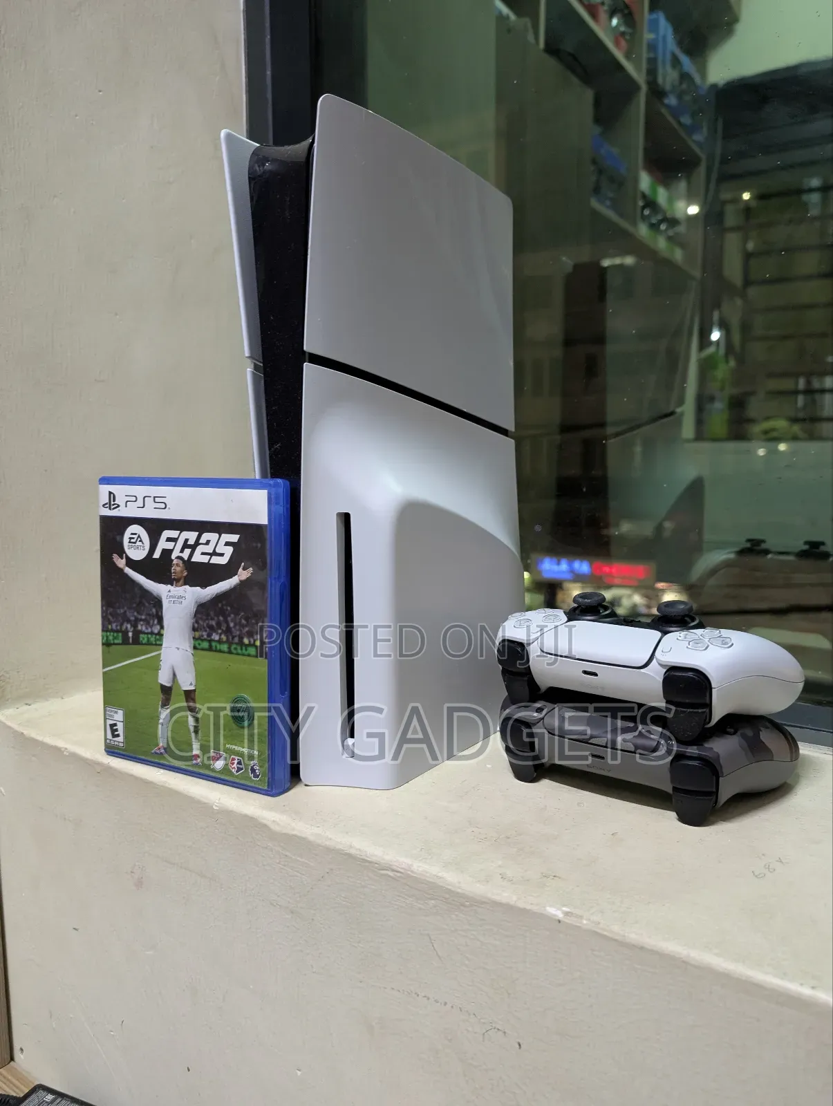 Sony Ps5 Slim Two Controllers and Fc 25