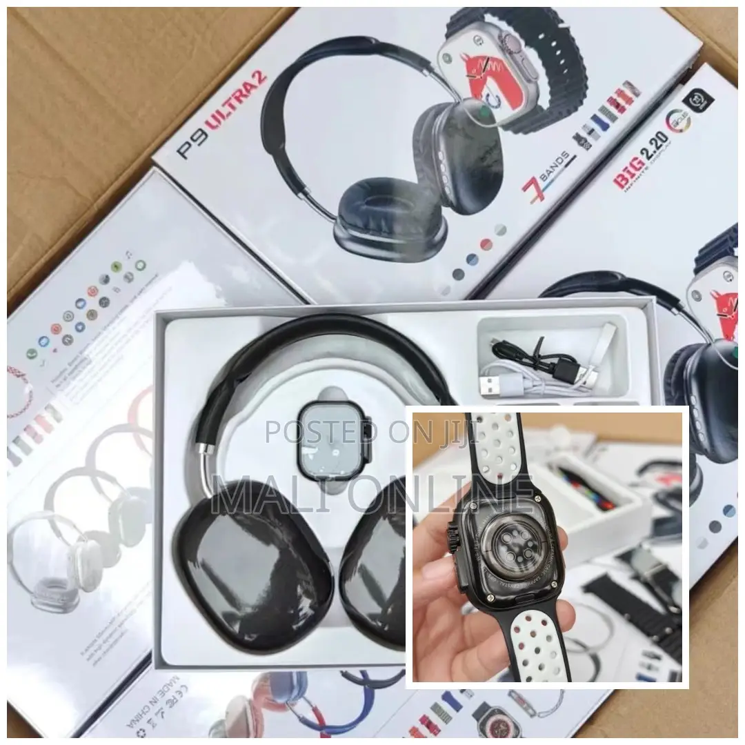 Ultra 2 9-in-1 Smartwatch Bundle 2.20” Amoled Display