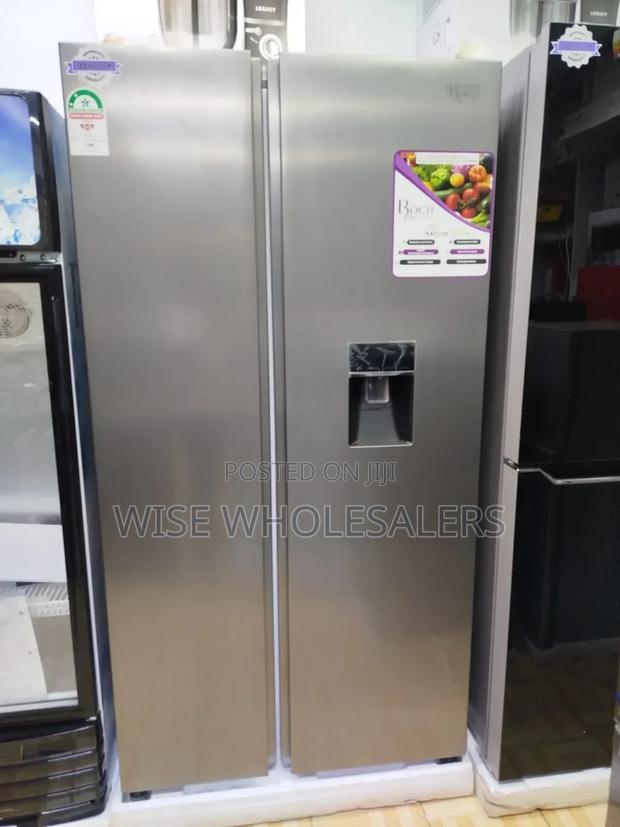 Roch Side By Side Rfr-540sbw-b 439litres