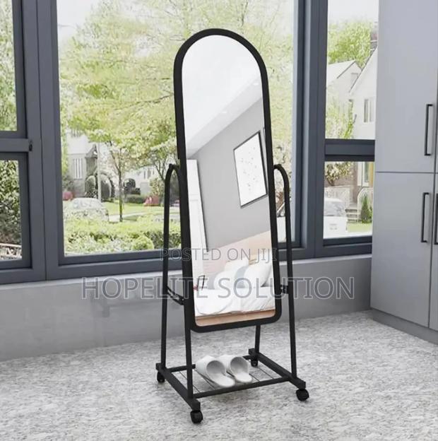Dressing Mirror With Wheels - thumbnail 3