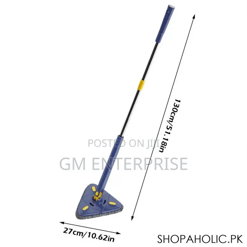 Long Handle Triangular Twist Mop