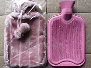 *Hot Water Bottles With Faux Fleece Cover