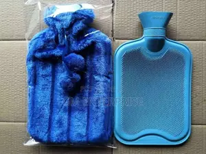 Hot Water Bottle With Fleece Cover