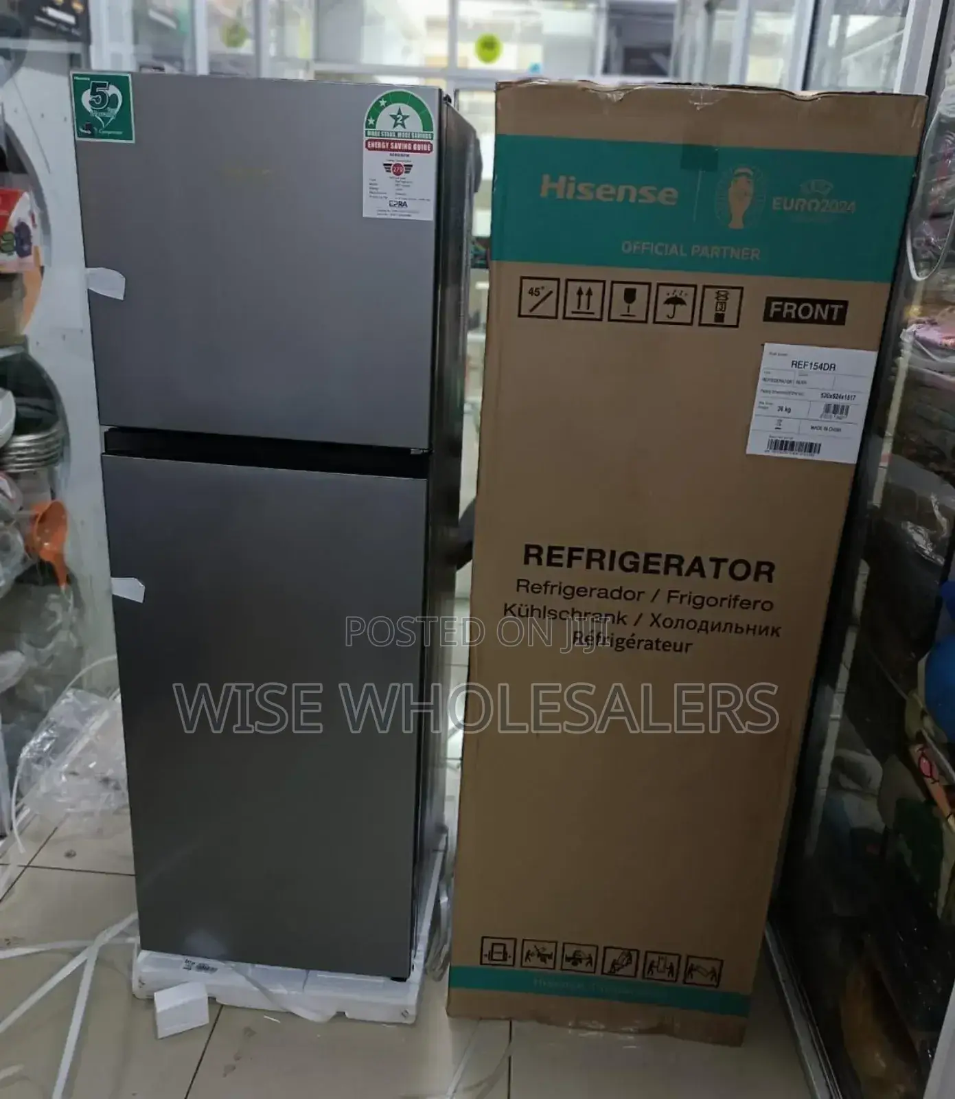 Hisense 154l Double Door Frost Fridge Available
