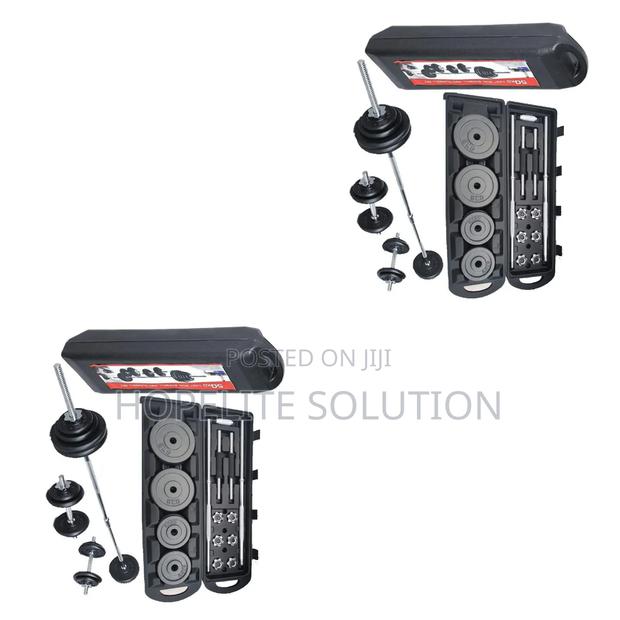 50kg/York Barbell and Dumbbell Set - main view