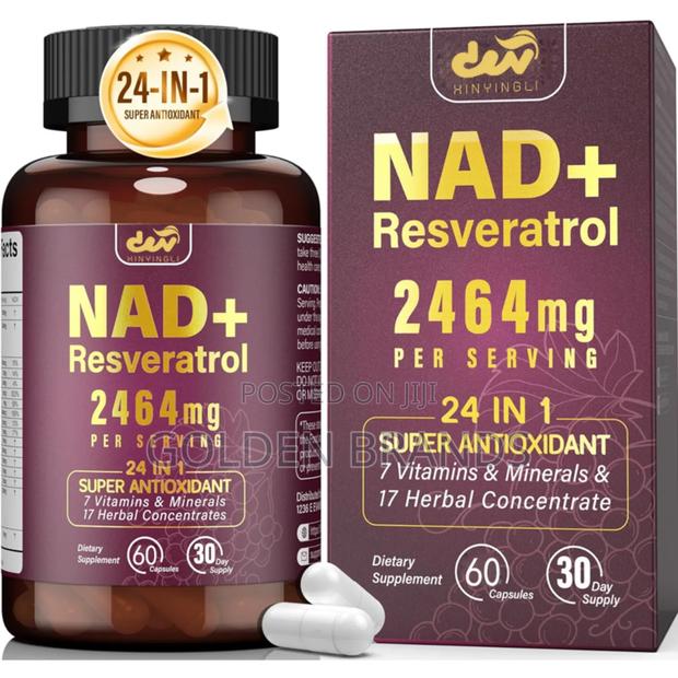 Organic Nad Liposome + Resveratrol, Ant Aging, Energy, Focus