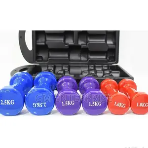 Neoprene Coated Dumbell Set(Packed in a Case)*.
