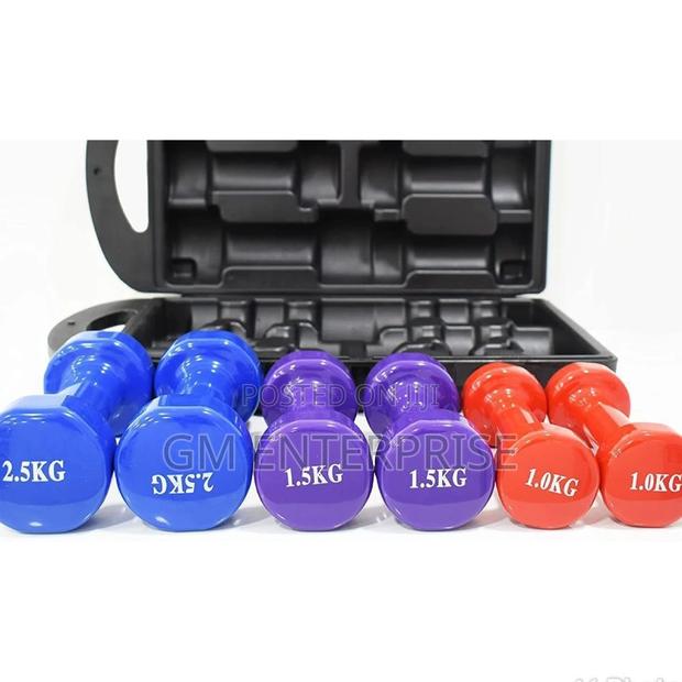 Neoprene Coated Dumbell Set(Packed in a Case)*.