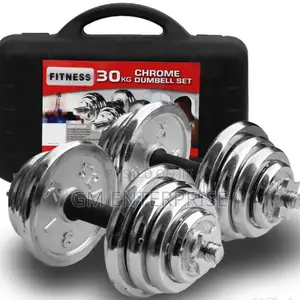 30kg Chrome Dumbbell Set Weight Dumbbells