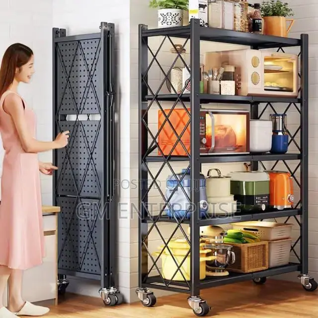 Foldable Kitchen Rack/Storage Rack-5 Tier