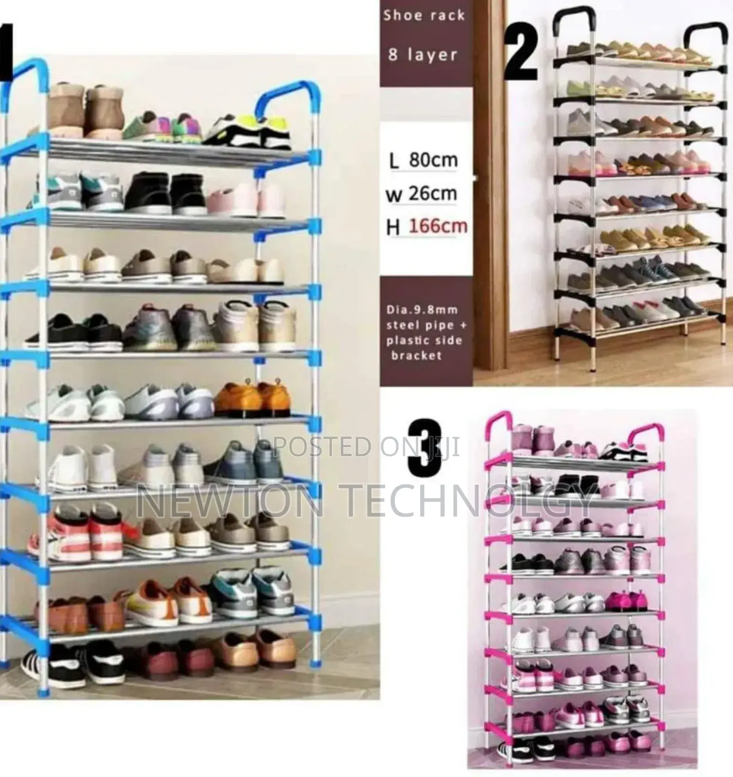 8 Tier Adjustable Shoe Rack