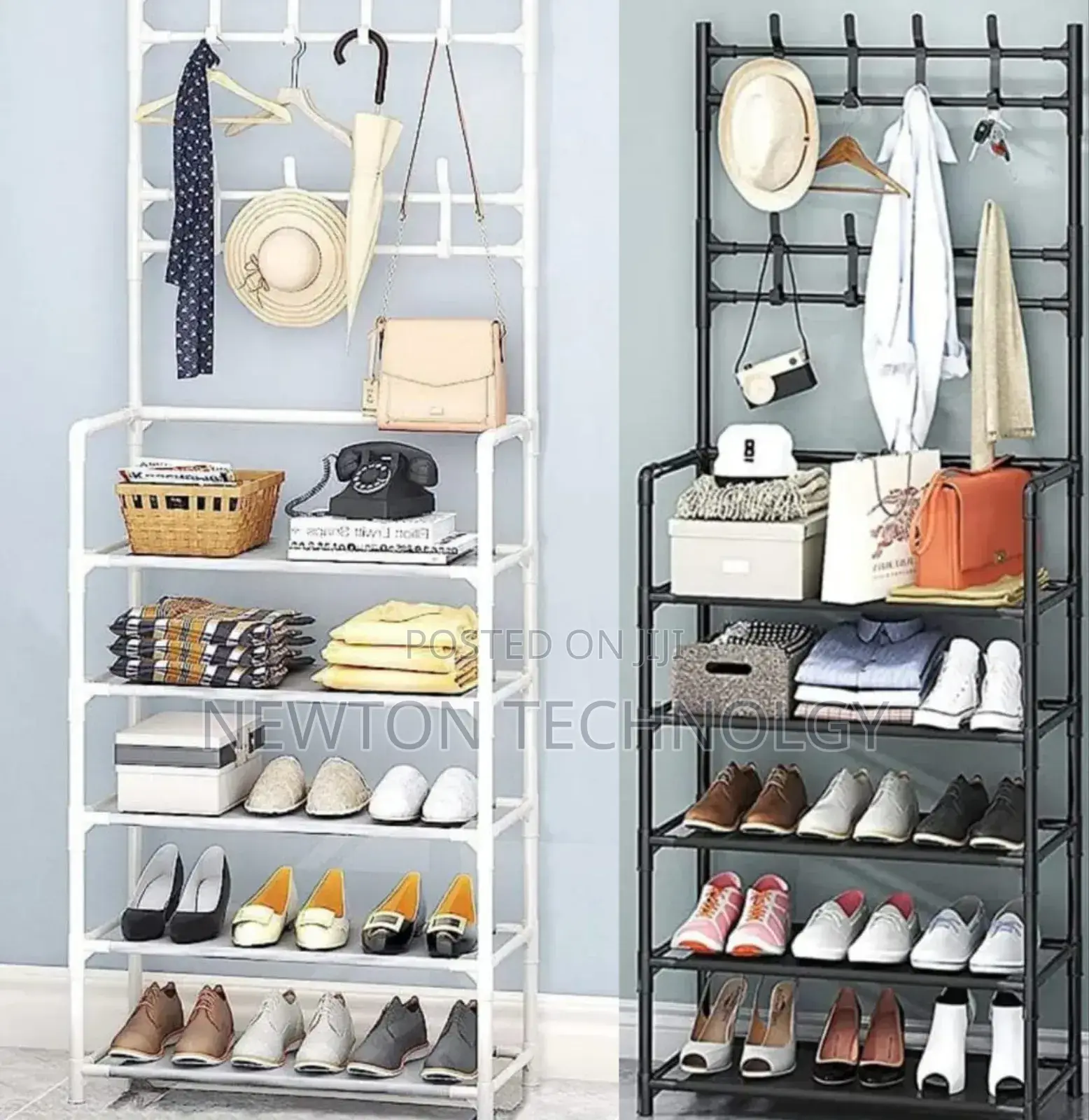 Multifunctional 5 Tier Shoe Rack
