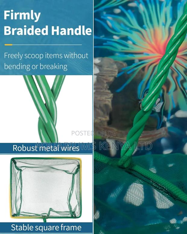 Firmly Braided And Durable Fish Net : Aquarium - main view