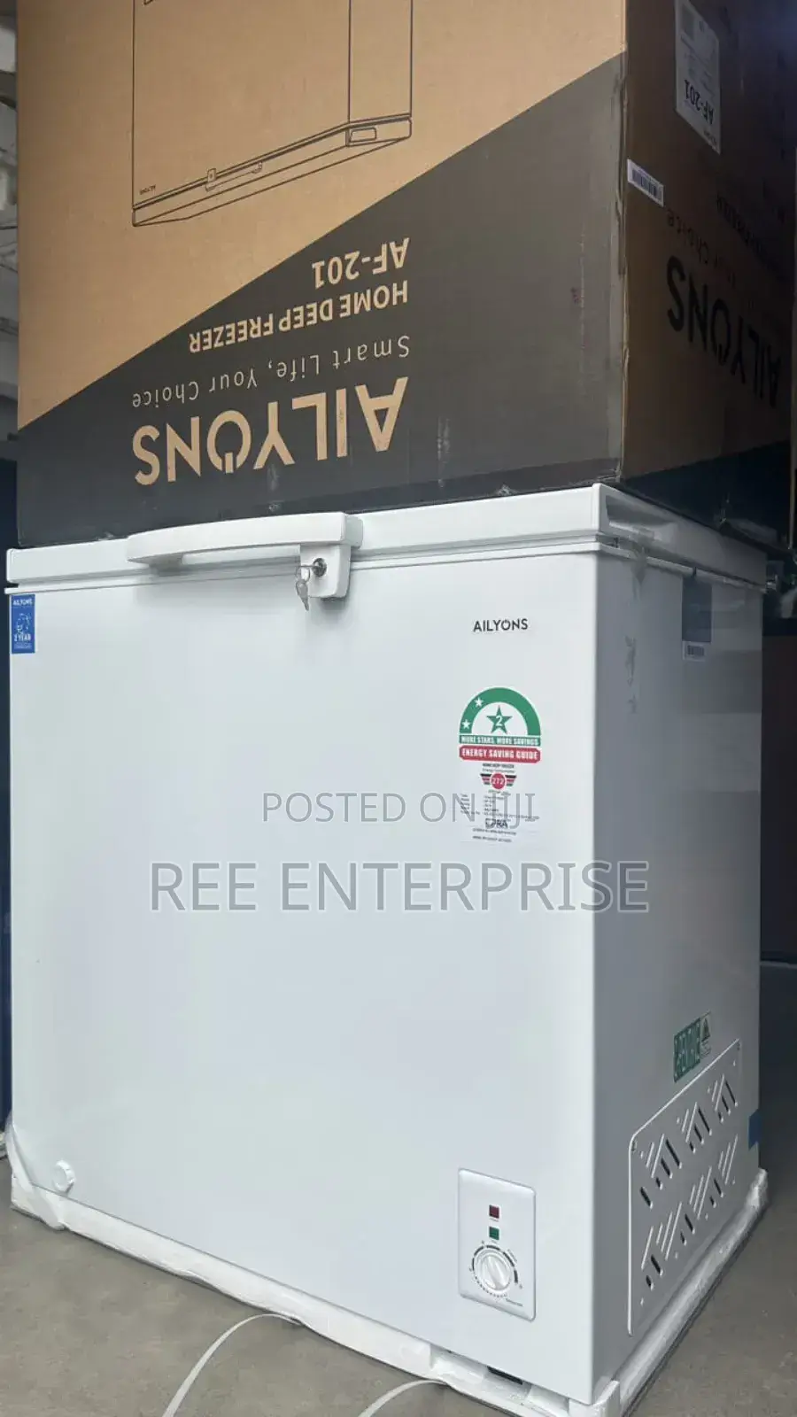 200 Litres Ailyons Deep Freezer Brand New