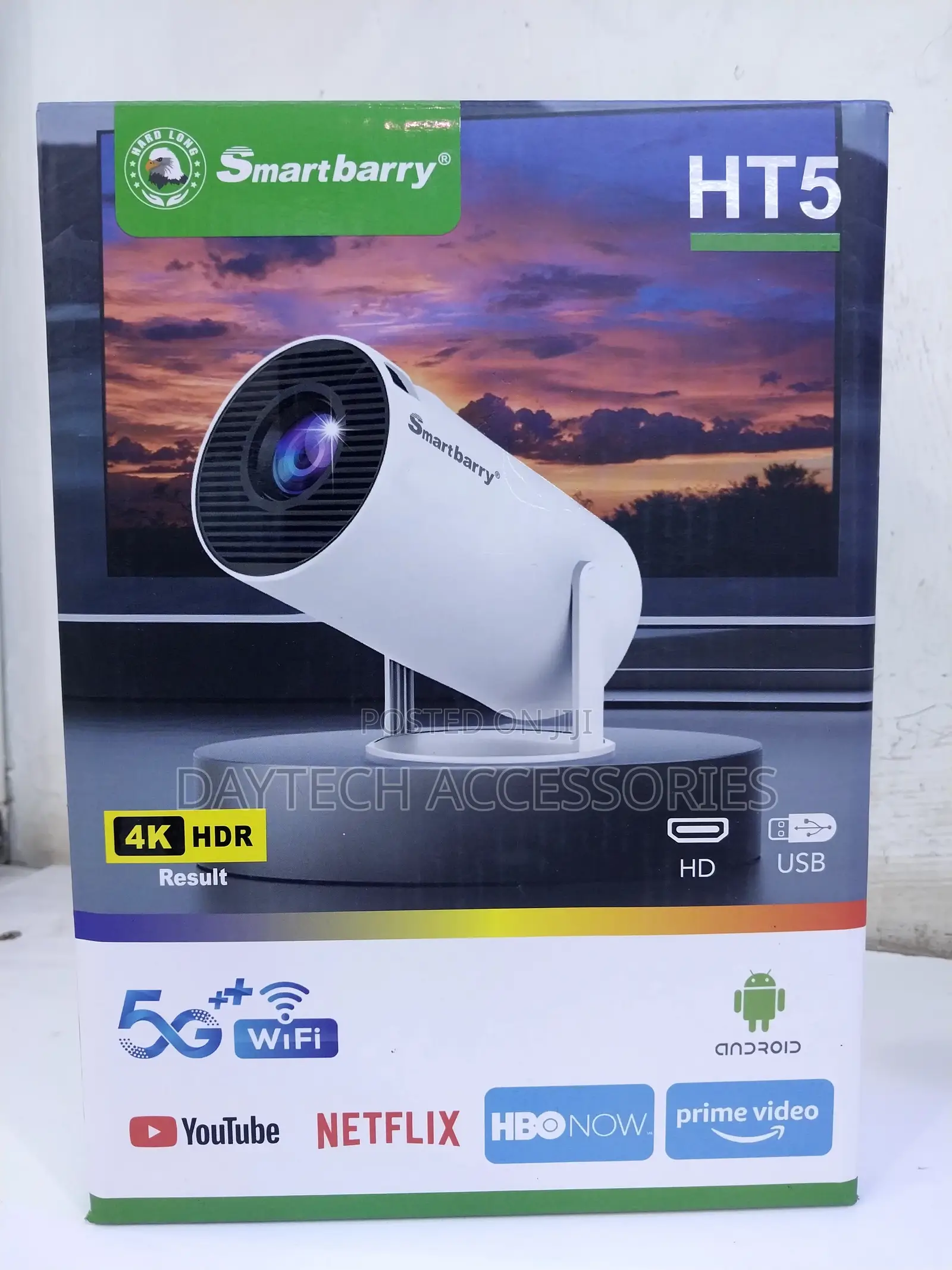 Smartbarry Ht05 Android Projector With 5g Wifi