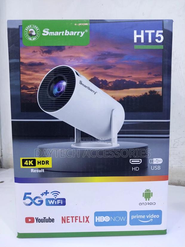 Smartbarry Ht05 Android Projector With 5g Wifi