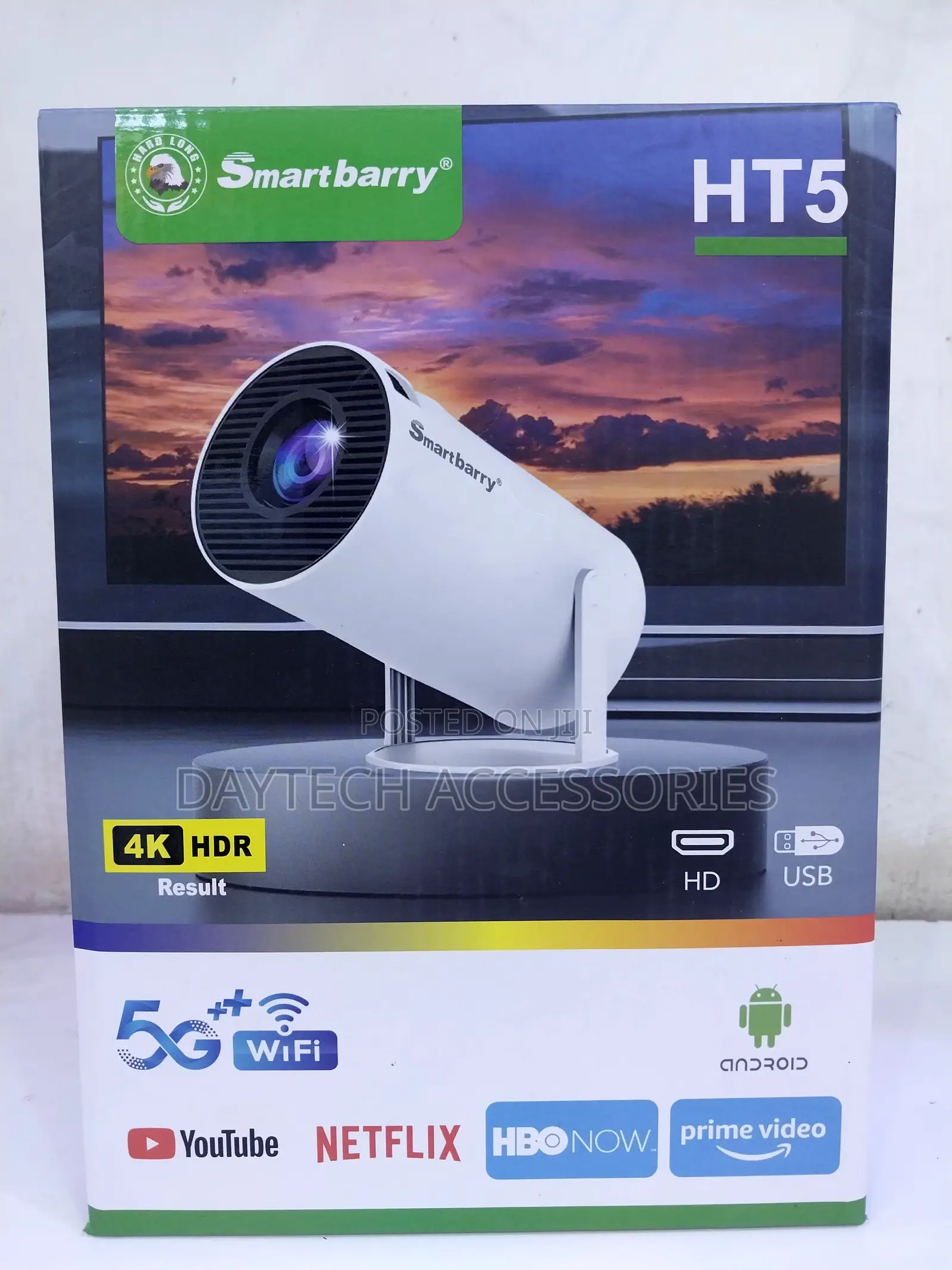 Smartbarry Ht05 Android Projector With 5g Wifi