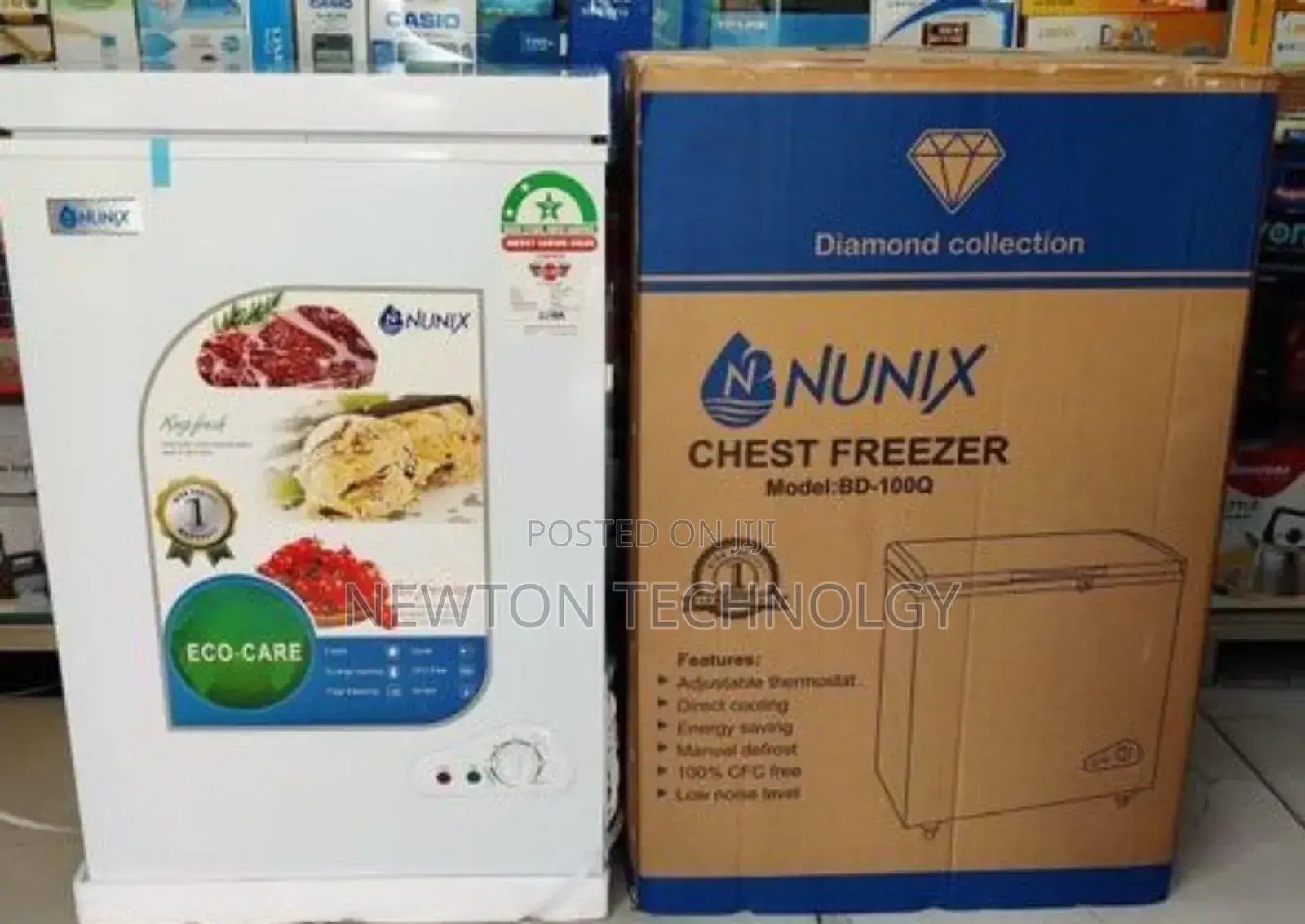 *Nunix 100 Litres Deep Freezer
