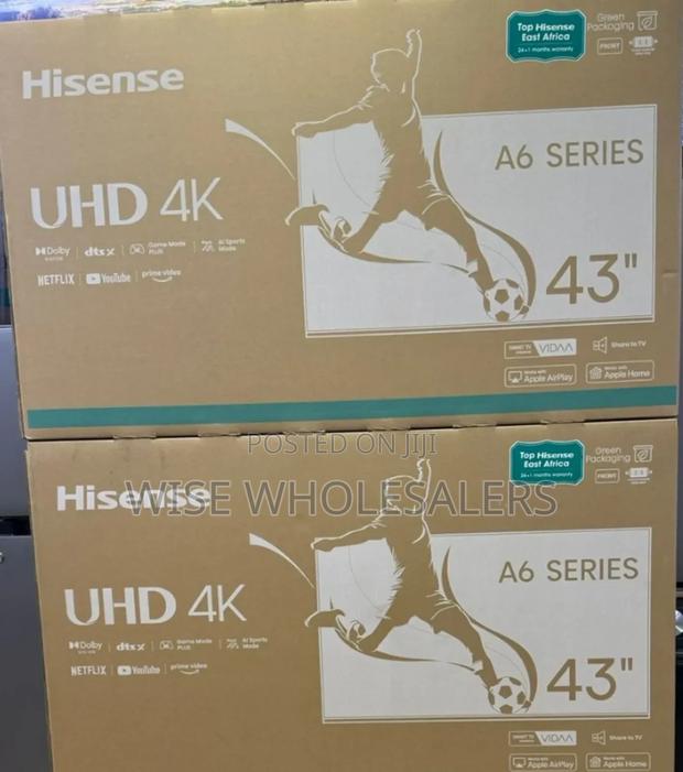 Hisense 43 Inch Smart 4k Uhd Tv 43a6 - thumbnail 2
