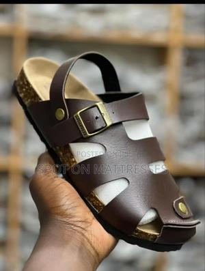 Men's Closed Toe Cork Sandals - thumbnail 2