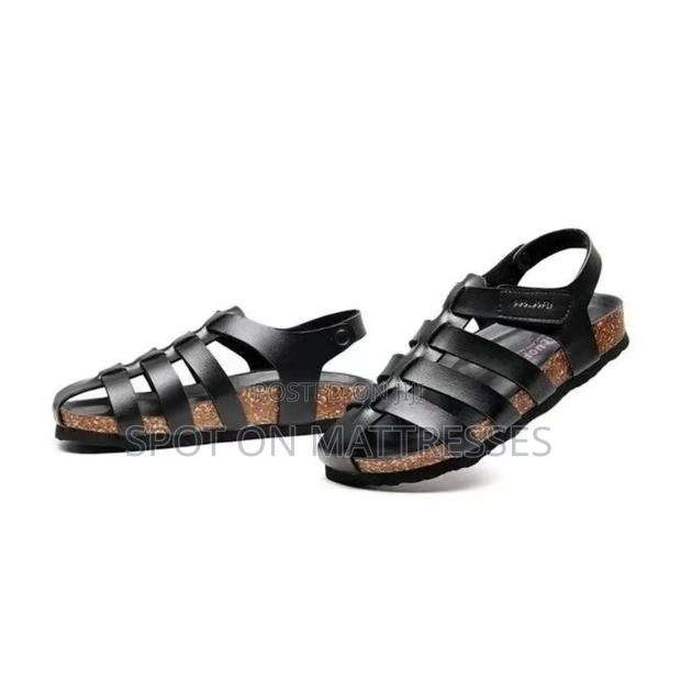 Men's Closed Toe Cork Sandals - thumbnail 3