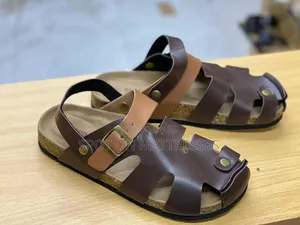 Enclosed Cork Sandals.