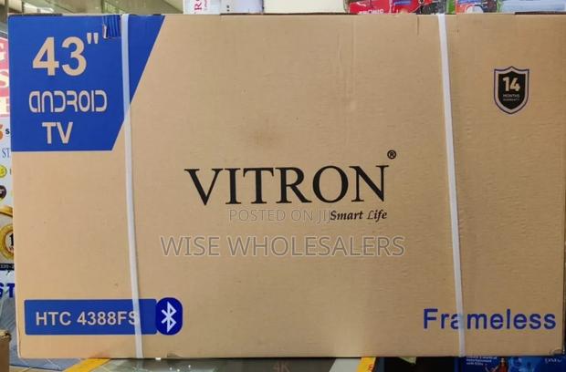 *Vitron 43" Smart Android Frameless With Bluetooth