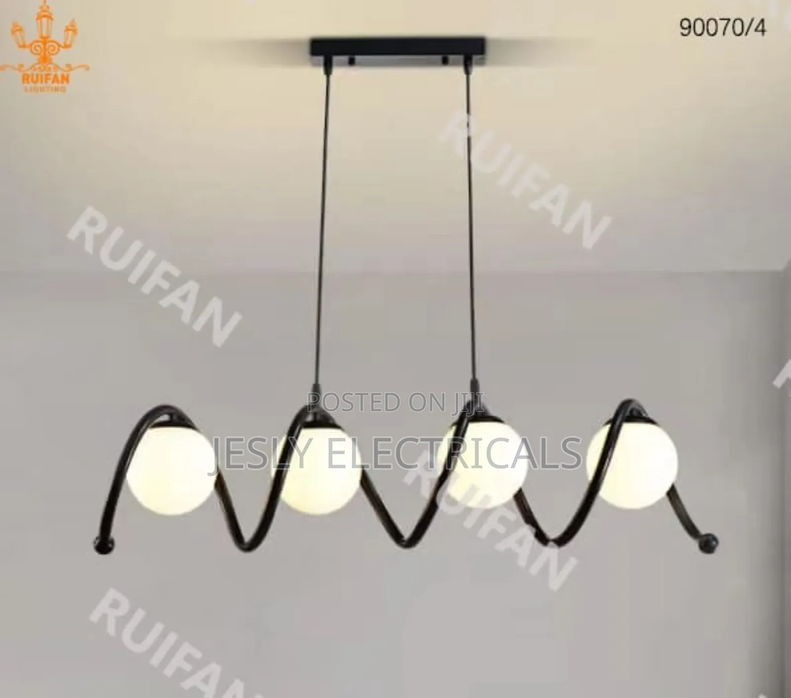 Glolite Glass Ball Pendant Crystal Chandelier