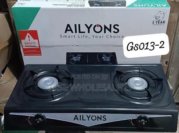 *Ailyons Two Burner Black Auto Ignation Table Top
Available