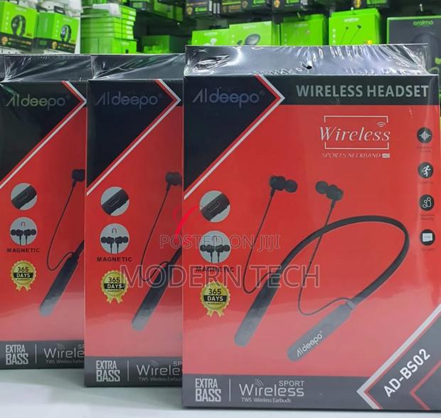 Aldeepo Ad-Bs02 Magnetic Wireless Sports Neckband