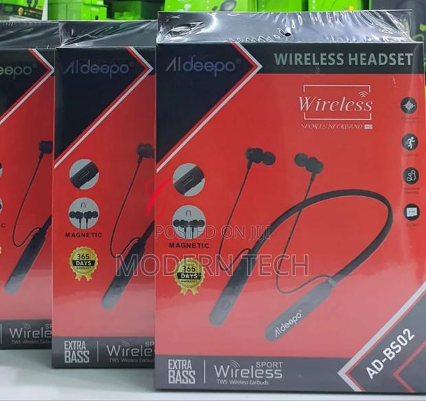 Aldeepo Magnetic Wireless Sports Neckband