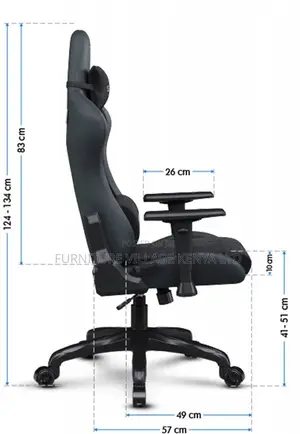 Office Chair: Adjustable Wheeled Office Gaming Desk Chair