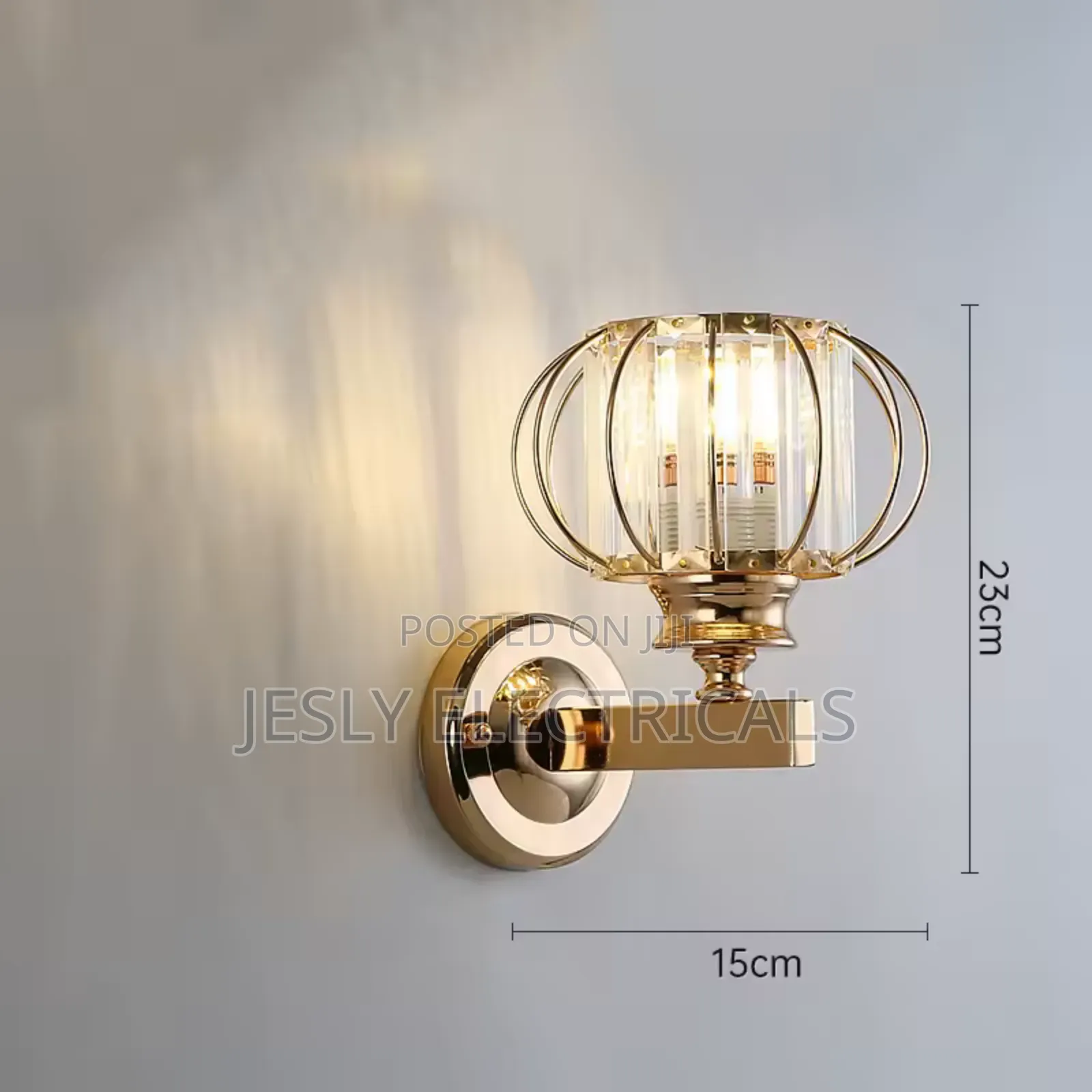 Modern Led Starry Crystal Wall Lamp