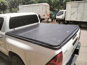 Hard Tri-Fold Double Cab Lockable With Keys Cover.