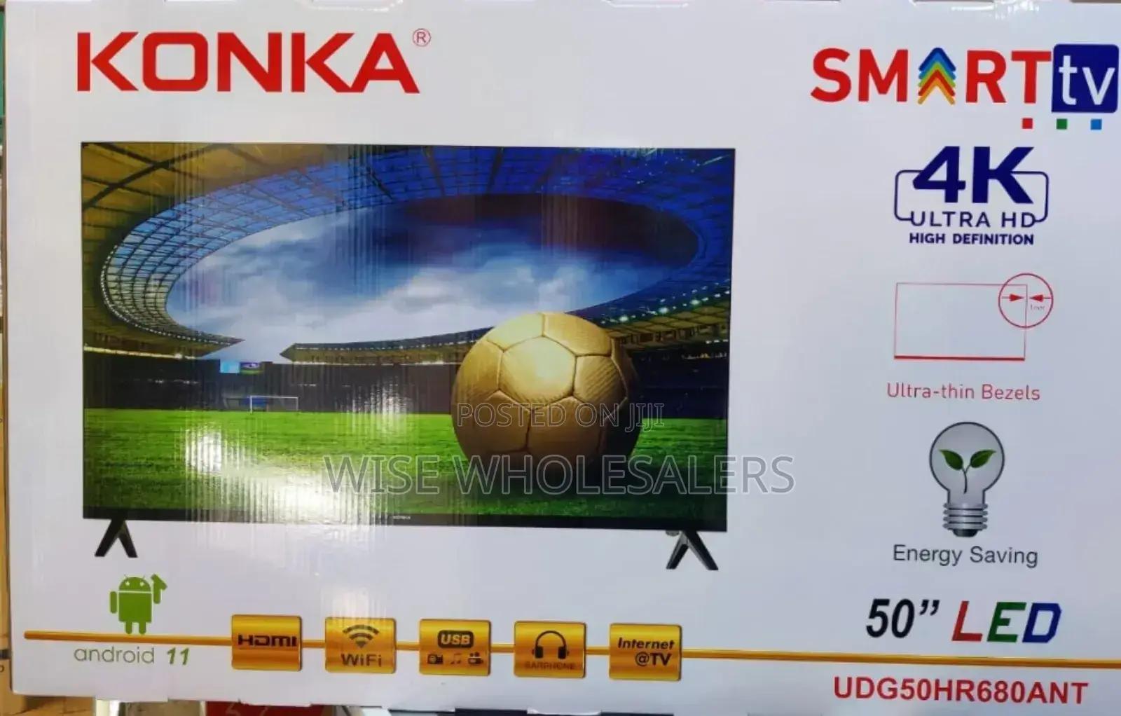 *Konka Tv 50" Smart Android Frameless