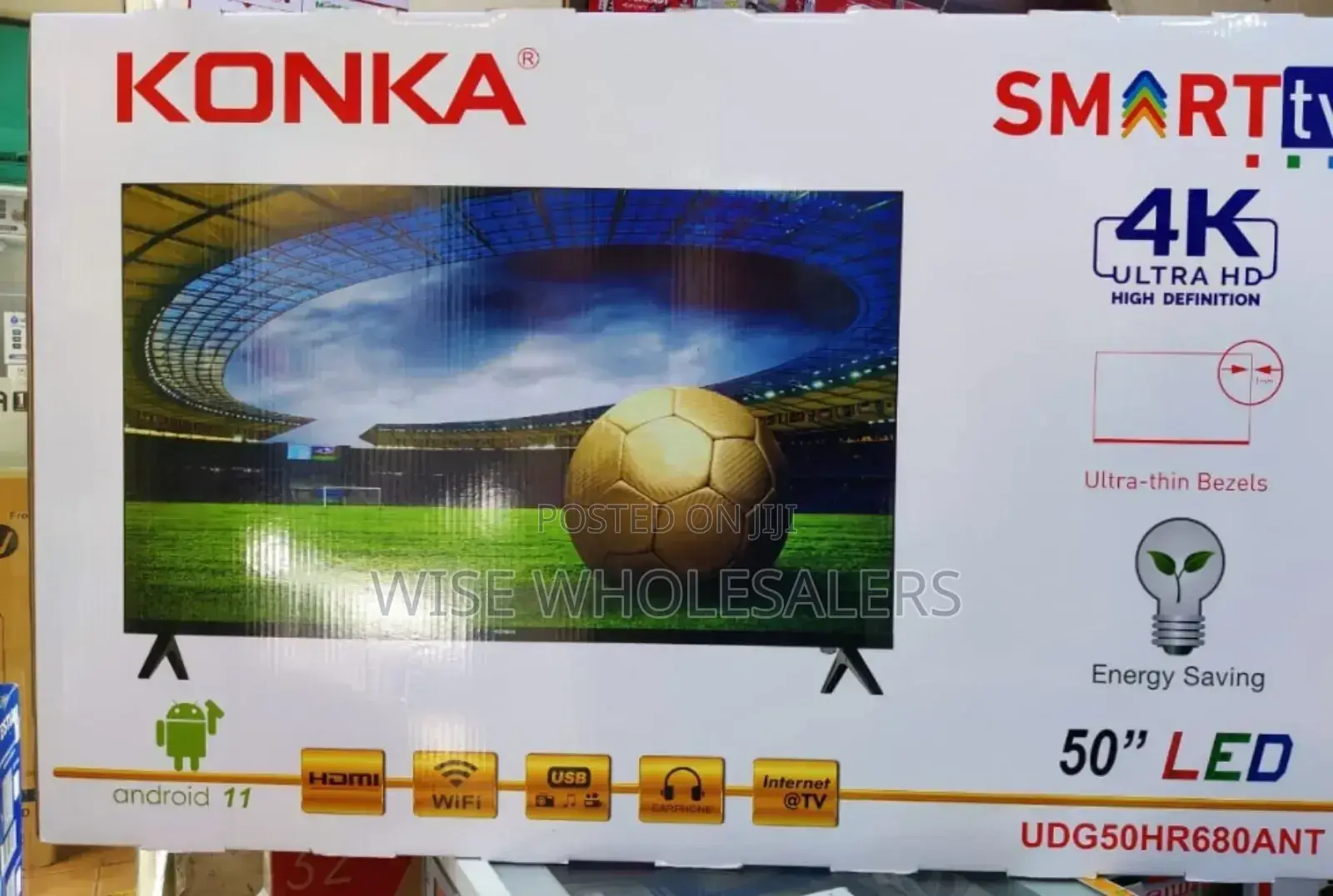 *Konka Tv 50" Smart Android Frameless