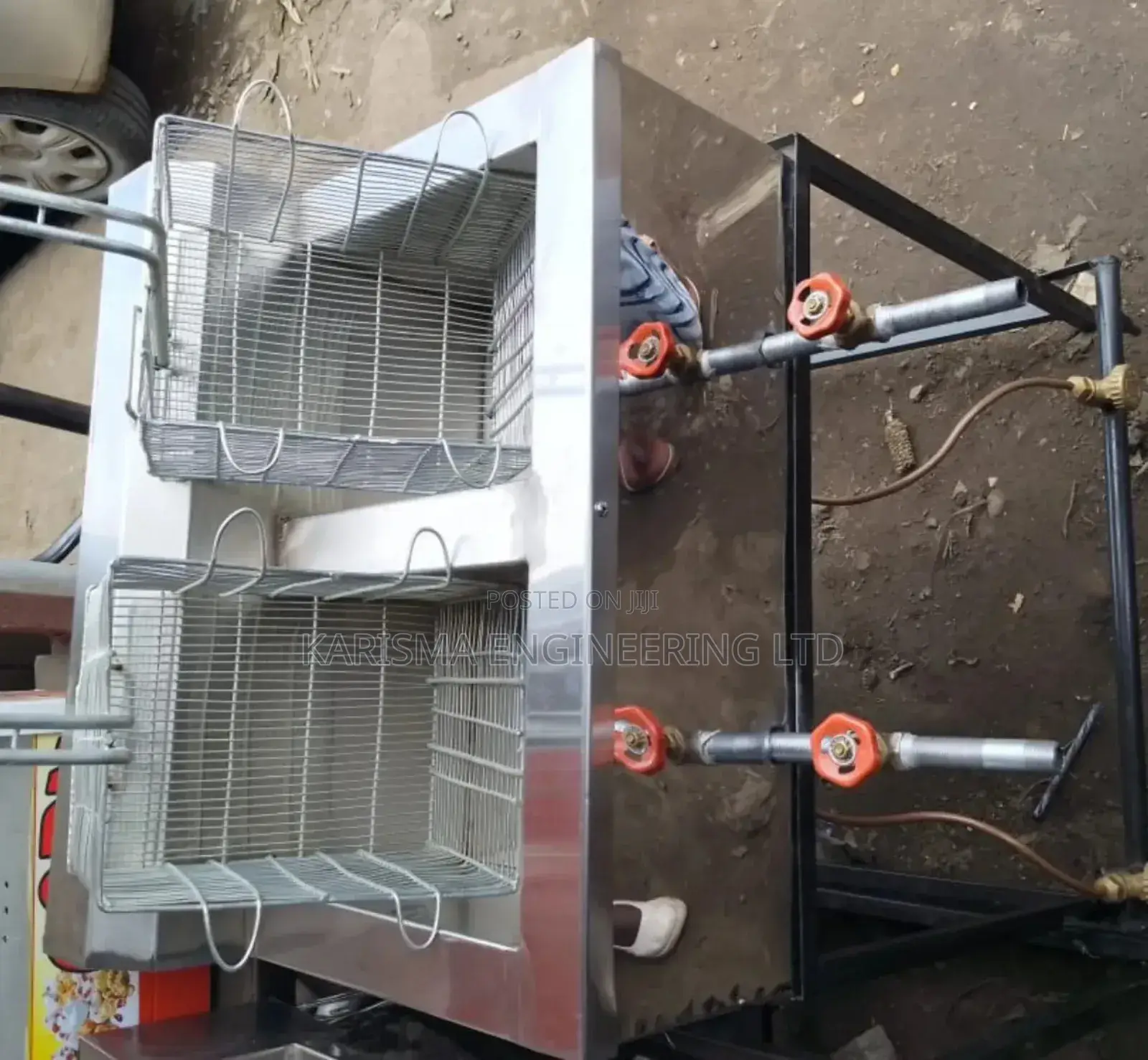 High Quality Juakali Double Gas Fryers
