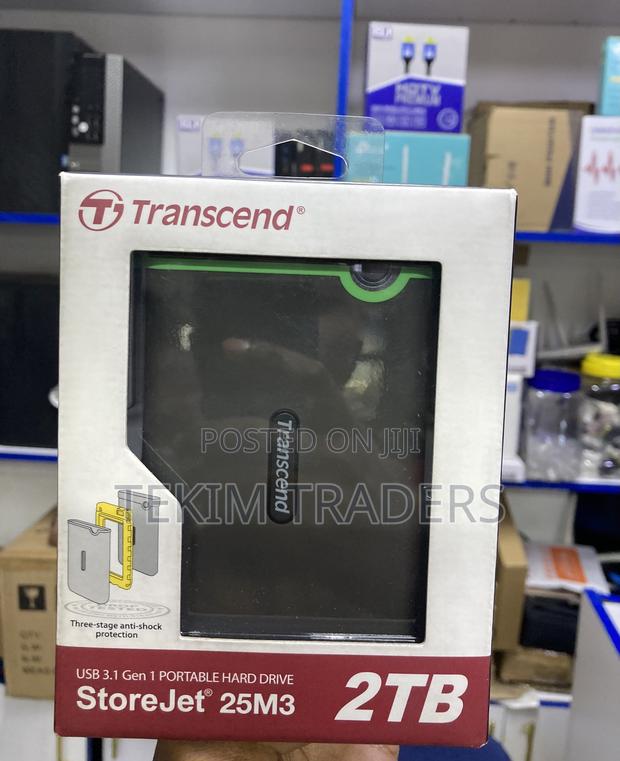 Transcend 2tb Slim External Hard Disk Drive - main view