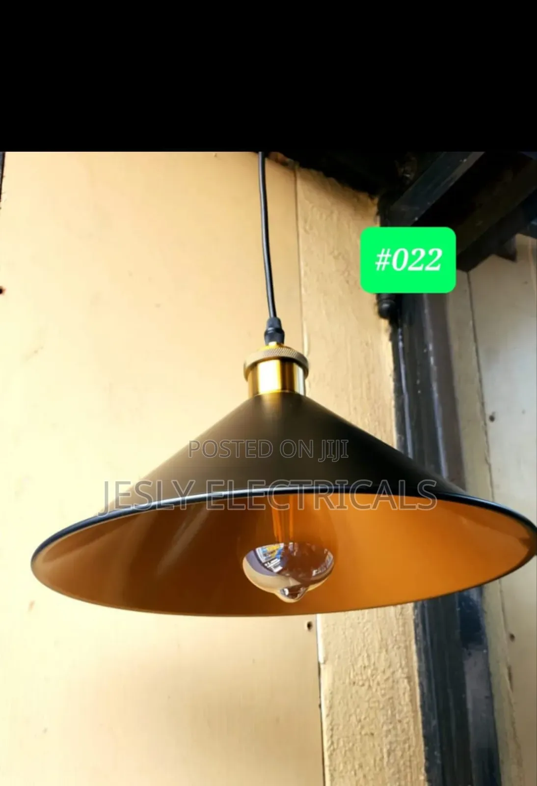 Gold Metal Pendant Lamp