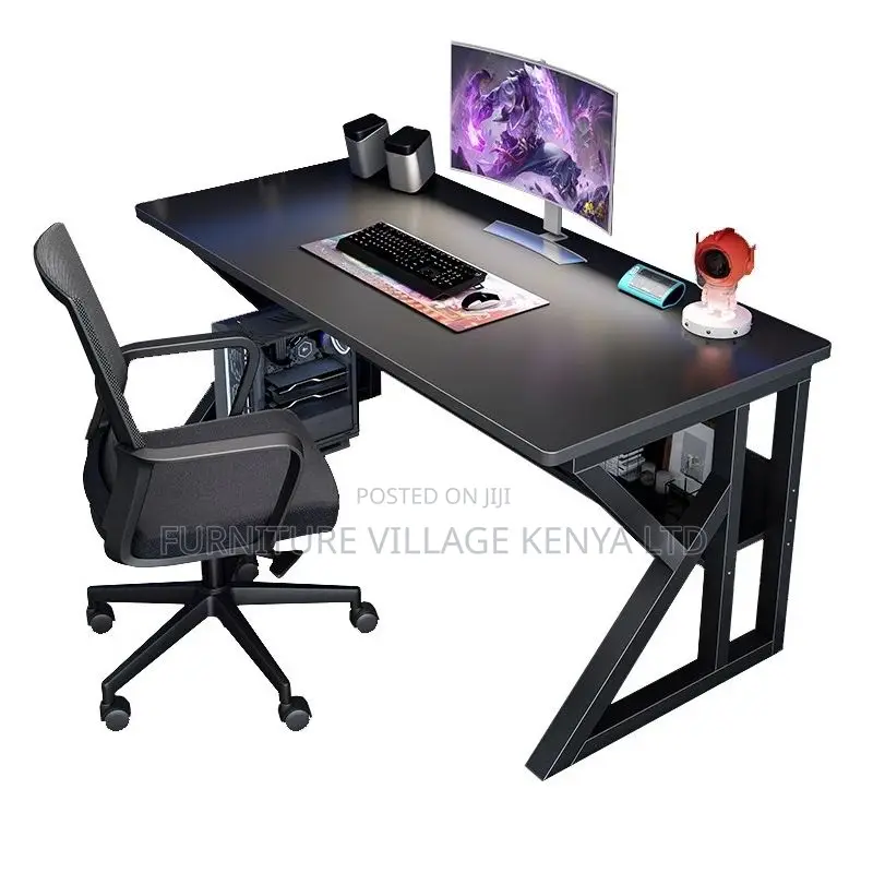 Office Desk:1.2 Meters Home Studying Desk-Steel Frame Base
