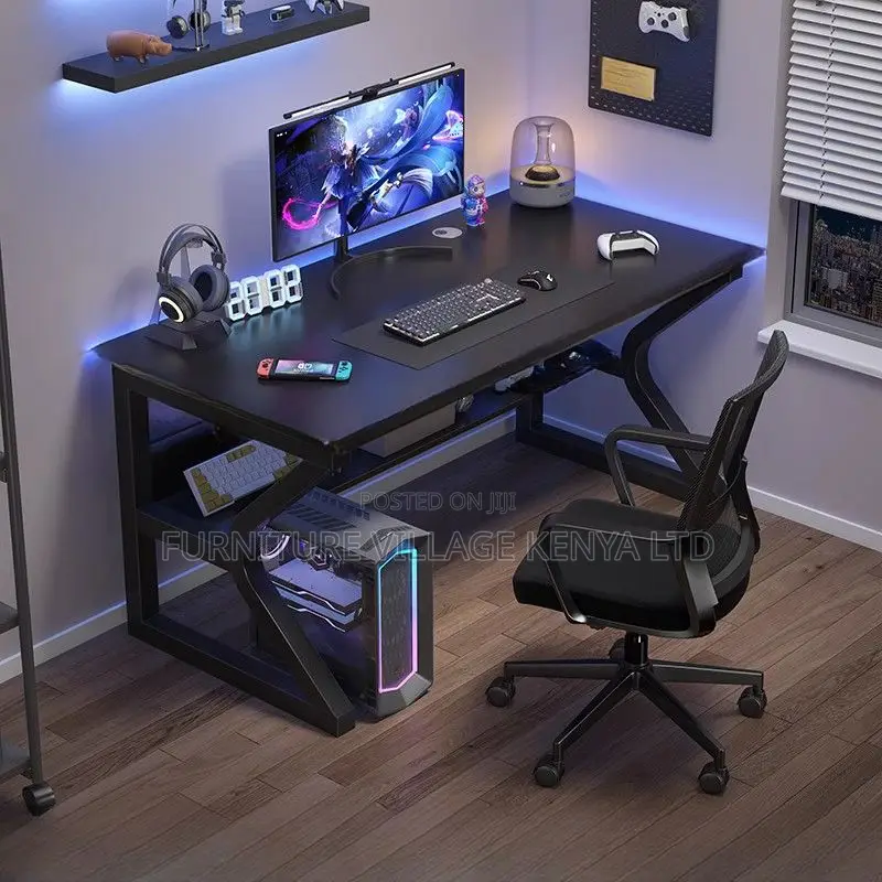 Office Desk:1.2 Meters Home Studying Desk-Steel Frame Base