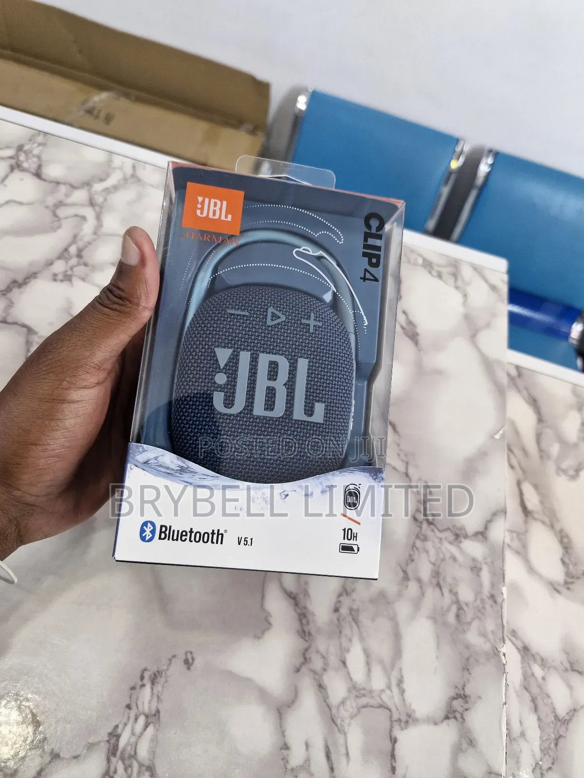 JBL Harman Clip 4 Bluetooth Speaker, Green