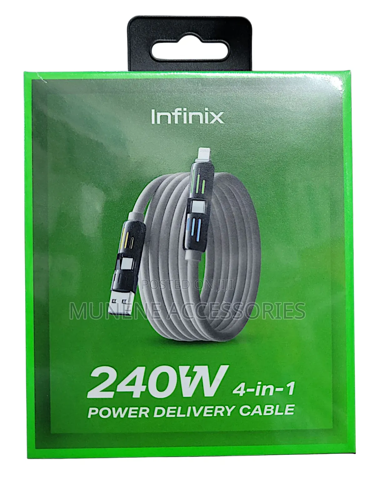 Infinix 240w Usb C - Usb Type C Pd Cable 4in1- Data Transfer