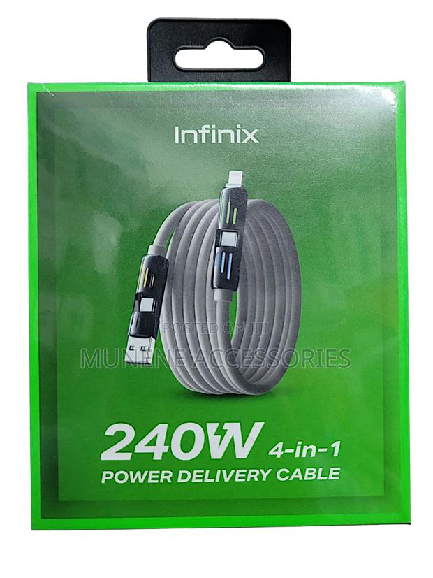 Infinix 240w Usb C - Usb Type C Pd Cable 4in1- Data Transfer - main view