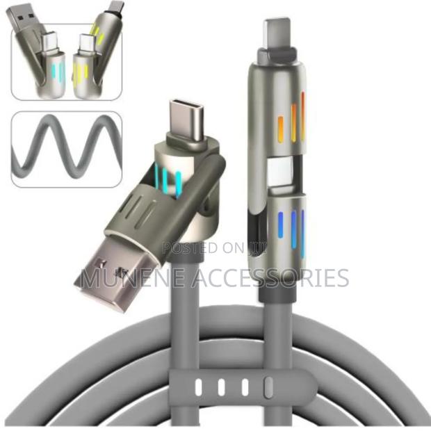 Infinix 240w Usb C - Usb Type C Pd Cable 4in1- Data Transfer - thumbnail 2